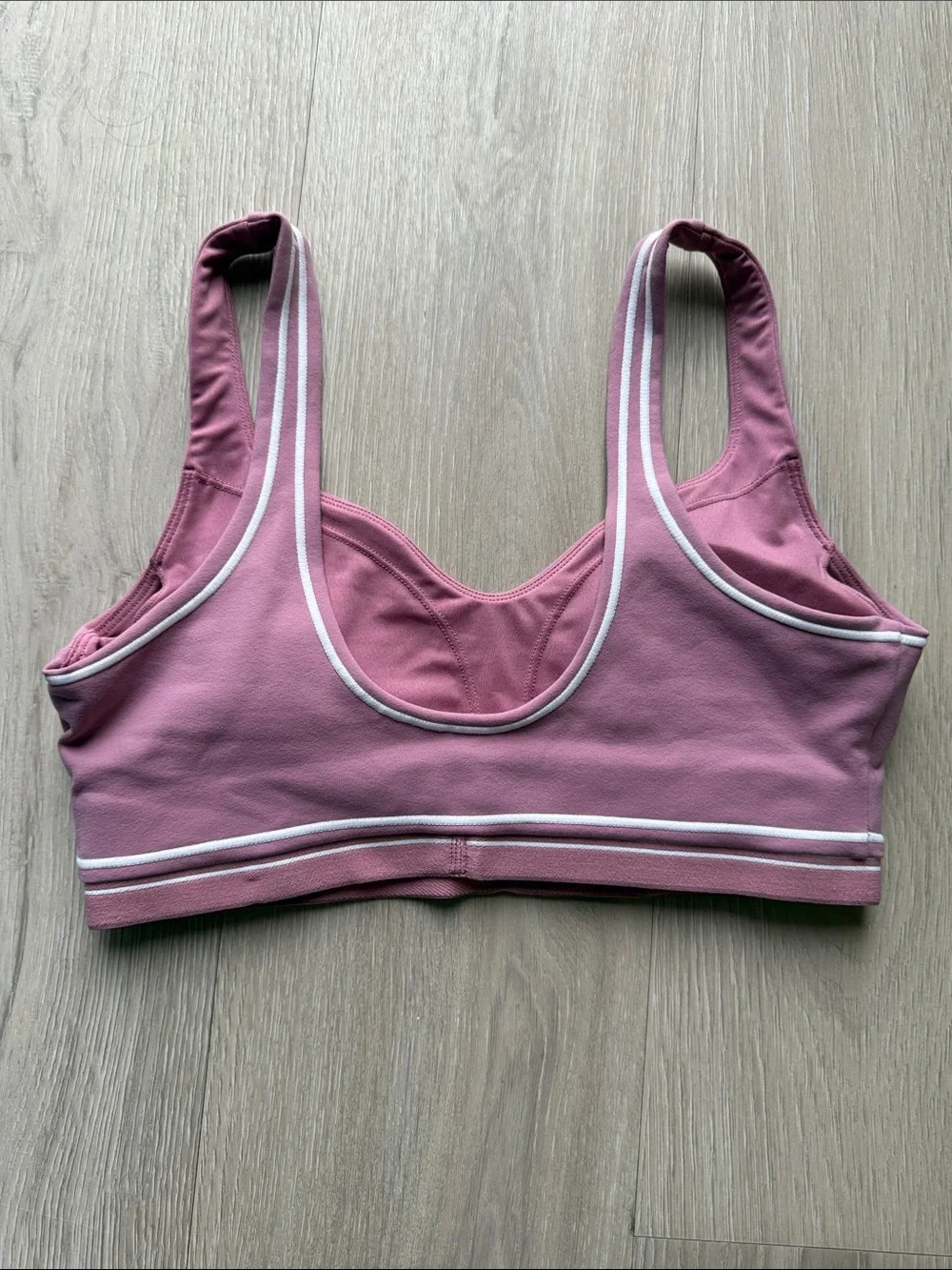 ALO Yoga Mauve Pink Seamless Sports Bra & Leggings Set